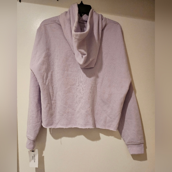 Calvin Klein Jeans Logo Hooded Women's Sweatshirt - Picture 2 of 4